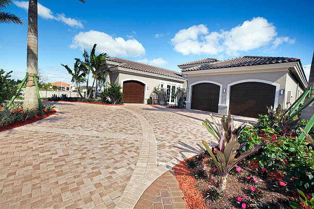 Residential Paver Driveway in George West, TX
